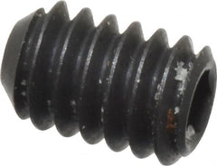 Holo-Krome - #5-40 UNC, 3/16" OAL, Cup Point Set Screw - Grade 8 Alloy Steel, 1/16" Key - Exact Tooling