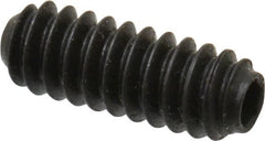 Holo-Krome - #6-32 UNC, 3/8" OAL, Cup Point Set Screw - Grade 8 Alloy Steel, 1/16" Key - Exact Tooling