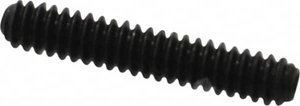 Holo-Krome - #6-32 UNC, 3/4" OAL, Cup Point Set Screw - Grade 8 Alloy Steel, 1/16" Key - Exact Tooling