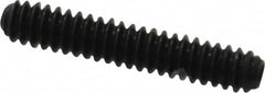 Holo-Krome - #6-32 UNC, 3/4" OAL, Cup Point Set Screw - Grade 8 Alloy Steel, 1/16" Key - Exact Tooling