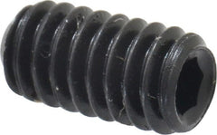 Holo-Krome - #8-32 UNC, 5/16" OAL, Cup Point Set Screw - Grade 8 Alloy Steel, 5/64" Key - Exact Tooling