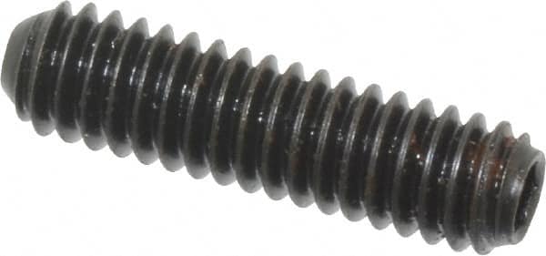 Holo-Krome - #8-32 UNC, 5/8" OAL, Cup Point Set Screw - Grade 8 Alloy Steel, 5/64" Key - Exact Tooling