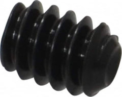 Holo-Krome - #10-24 UNC, 1/4" OAL, Cup Point Set Screw - Grade 8 Alloy Steel, 3/32" Key - Exact Tooling