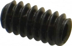 Holo-Krome - #10-24 UNC, 3/8" OAL, Cup Point Set Screw - Grade 8 Alloy Steel, 3/32" Key - Exact Tooling