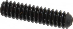 Holo-Krome - #10-24 UNC, 3/4" OAL, Cup Point Set Screw - Grade 8 Alloy Steel, 3/32" Key - Exact Tooling