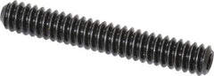 Holo-Krome - #10-24 UNC, 1-1/4" OAL, Cup Point Set Screw - Grade 8 Alloy Steel, 3/32" Key - Exact Tooling