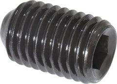 Holo-Krome - 5/16-24 UNF, 1/2" OAL, Cup Point Set Screw - Grade 8 Alloy Steel, 5/32" Key - Exact Tooling