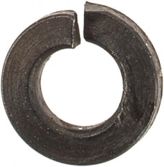 Value Collection - #2, 0.088" ID, 0.027" Thick Split Lock Washer - Grade 2 Spring Steel, Uncoated, 0.088" Min ID, 0.094" Max ID, 0.208" Max OD - Exact Tooling