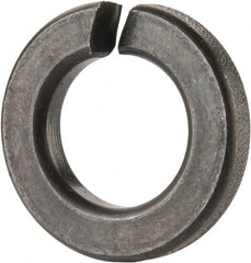 Value Collection - 7/16", 0.44" ID, 0.133" Thick Split Lock Washer - Grade 2 Spring Steel, Uncoated, 0.44" Min ID, 0.45" Max ID, 0.784" Max OD - Exact Tooling