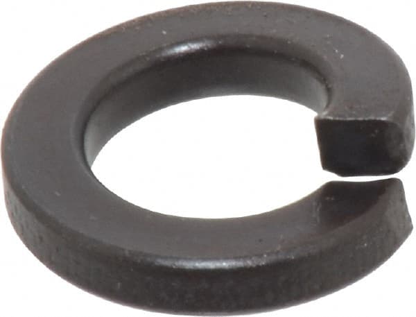 Value Collection - 1/2", 0.502" ID, 0.151" Thick Split Lock Washer - Grade 2 Spring Steel, Uncoated, 0.502" Min ID, 0.512" Max ID, 0.879" Max OD - Exact Tooling