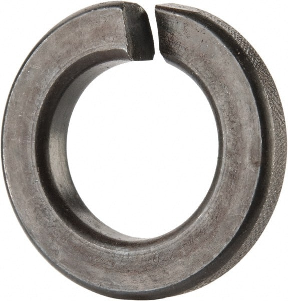 Value Collection - 9/16", 0.564" ID, 0.17" Thick Split Lock Washer - Grade 2 Spring Steel, Uncoated, 0.564" Min ID, 0.574" Max ID, 0.975" Max OD - Exact Tooling