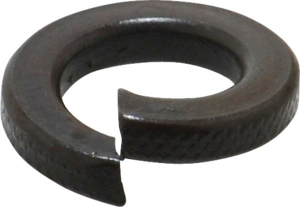 Value Collection - 5/8", 0.628" ID, 0.188" Thick Split Lock Washer - Grade 2 Spring Steel, Uncoated, 0.628" Min ID, 0.641" Max ID, 1.087" Max OD - Exact Tooling