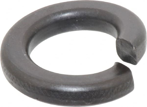 Value Collection - 7/8", 0.878" ID, 0.266" Thick Split Lock Washer - Grade 2 Spring Steel, Uncoated, 0.878" Min ID, 0.894" Max ID, 1.489" Max OD - Exact Tooling