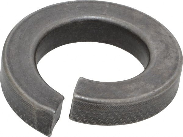 Value Collection - 1", 1.003" ID, 0.306" Thick Split Lock Washer - Grade 2 Spring Steel, Uncoated, 1.003" Min ID, 1.024" Max ID, 1.705" Max OD - Exact Tooling