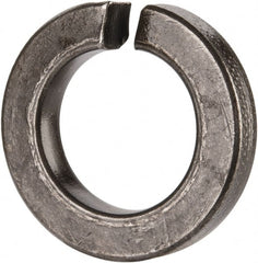 Value Collection - 1-1/8", 1.129" ID, 0.345" Thick Split Lock Washer - Grade 8 Spring Steel, Uncoated, 1.129" Min ID, 1.153" Max ID, 1.903" Max OD - Exact Tooling