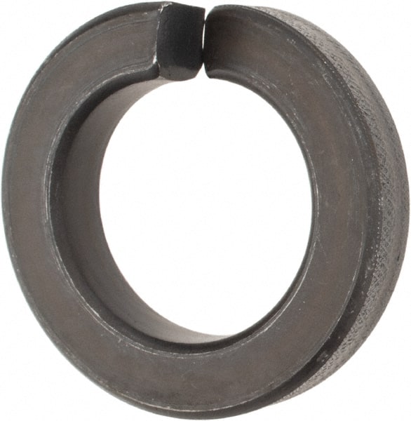 Value Collection - 1-3/8", 1.379" ID, 0.422" Thick Split Lock Washer - Grade 8 Spring Steel, Uncoated, 1.379" Min ID, 1.408" Max ID, 2.301" Max OD - Exact Tooling