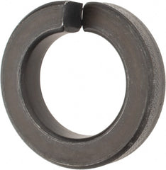 Value Collection - 1-3/8", 1.379" ID, 0.422" Thick Split Lock Washer - Grade 8 Spring Steel, Uncoated, 1.379" Min ID, 1.408" Max ID, 2.301" Max OD - Exact Tooling