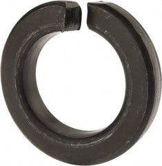 Value Collection - 1-1/2", 1.504" ID, 0.045" Thick Split Lock Washer - Grade 8 Spring Steel, Uncoated, 1.504" Min ID, 1.534" Max ID, 2.491" Max OD - Exact Tooling