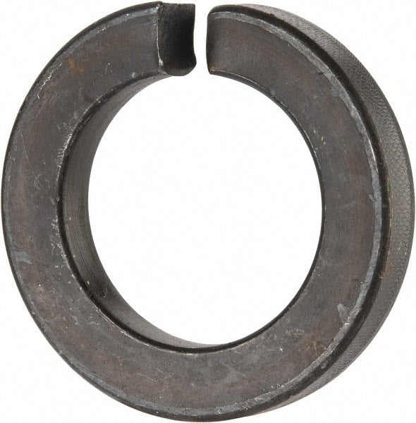 Value Collection - 1-3/4", 1.758" ID, 0.45" Thick Split Lock Washer - Grade 8 Spring Steel, Uncoated, 1.758" Min ID, 1.789" Max ID, 2.82" Max OD - Exact Tooling