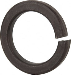 Value Collection - 2-1/2", 0.496" Thick Split Lock Washer - Grade 8 Spring Steel, Uncoated, 2.512" Min ID, 2.543" Max ID, 3.648" Max OD - Exact Tooling
