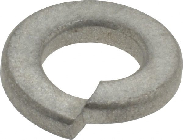 Value Collection - 5/16", 0.314" ID, 0.097" Thick Split Lock Washer - Grade 2 Spring Steel, Zinc-Plated Finish, 0.314" Min ID, 0.322" Max ID, 0.593" Max OD - Exact Tooling