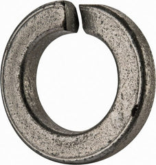 Value Collection - 9/16", 0.564" ID, 0.17" Thick Split Lock Washer - Grade 2 Spring Steel, Zinc-Plated Finish, 0.564" Min ID, 0.574" Max ID, 0.975" Max OD - Exact Tooling