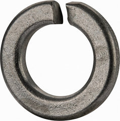 Value Collection - 5/8", 0.628" ID, 0.188" Thick Split Lock Washer - Grade 2 Spring Steel, Zinc-Plated Finish, 0.628" Min ID, 0.641" Max ID, 1.087" Max OD - Exact Tooling