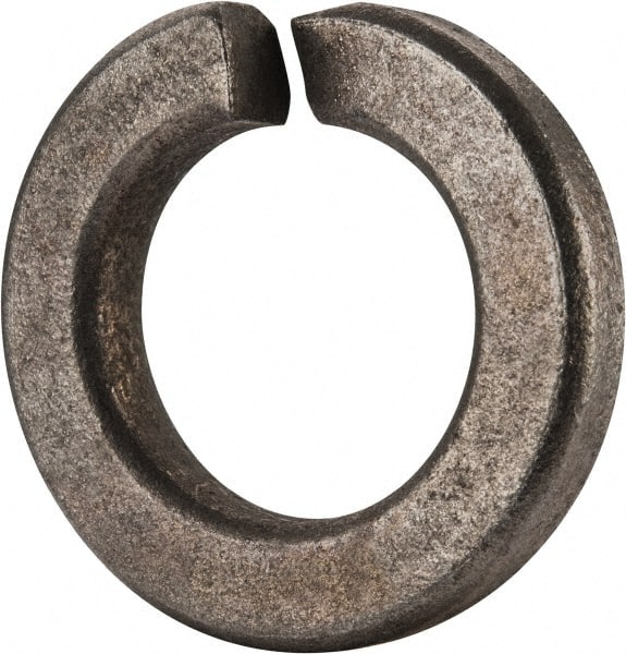 Value Collection - 3/4", 0.753" ID, 0.226" Thick Split Lock Washer - Grade 2 Spring Steel, Zinc-Plated Finish, 0.753" Min ID, 0.766" Max ID, 1.285" Max OD - Exact Tooling