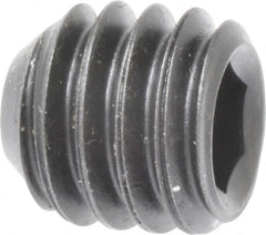 Holo-Krome - 5/16-18 UNC, 5/16" OAL, Cup Point Set Screw - Grade 8 Alloy Steel, 5/32" Key - Exact Tooling