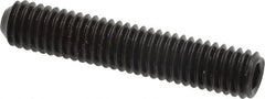Holo-Krome - 3/8-16 UNC, 2" OAL, Cup Point Set Screw - Grade 8 Alloy Steel, 3/16" Key - Exact Tooling