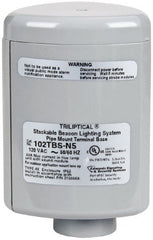 Edwards Signaling - Flashing and Steady, Stackable Tower Light Base Unit - 120 VAC, 0.60 Amp, IP54, IP65 Ingress Rating, 3R, 4X NEMA Rated, Pipe Mount - Exact Tooling