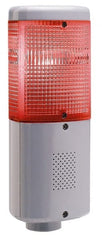 Edwards Signaling - LED Lamp, Amber, Blue, Red, Flashing and Steady, Stackable Tower Light Module - 120 VAC, 0.12 Amp, IP65 Ingress Rating, 3R, 4X NEMA Rated, Pipe Mount - Exact Tooling