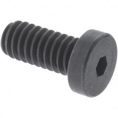 Unbrako - M10x1.50 Metric Coarse Hex Socket Drive, Low Socket Cap Screw - Grade 10.9 Alloy Steel, Black Oxide Finish, 25mm Length Under Head - Exact Tooling