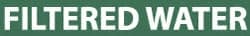 NMC - Pipe Marker with Filtered Water Legend and No Graphic - 3/4 to 1-1/4" Pipe Outside Diam, White on Green - Exact Tooling