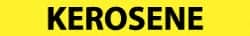 NMC - Pipe Marker with Kerosene Legend and No Graphic - 2-1/2 to 6" Pipe Outside Diam, Black on Yellow - Exact Tooling