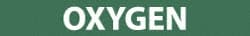 NMC - Pipe Marker with Oxygen Legend and No Graphic - 1-1/2 to 2" Pipe Outside Diam, White on Green - Exact Tooling