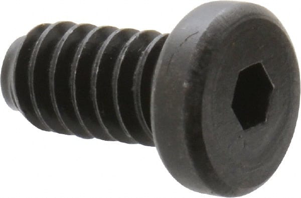 Holo-Krome - #10-24 UNC Hex Socket Drive, Low Socket Cap Screw - Alloy Steel, Black Oxide Finish, Fully Threaded, 3/8" Length Under Head - Exact Tooling