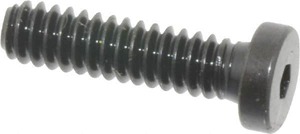 Holo-Krome - #10-24 UNC Hex Socket Drive, Low Socket Cap Screw - Alloy Steel, Black Oxide Finish, Fully Threaded, 3/4" Length Under Head - Exact Tooling