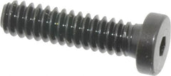 Holo-Krome - #10-24 UNC Hex Socket Drive, Low Socket Cap Screw - Alloy Steel, Black Oxide Finish, Fully Threaded, 3/4" Length Under Head - Exact Tooling
