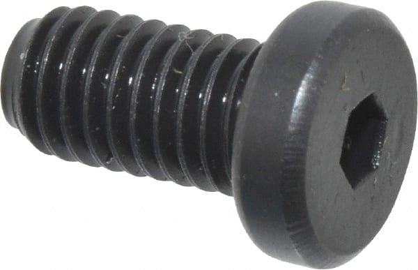 Holo-Krome - #10-32 UNF Hex Socket Drive, Low Socket Cap Screw - Alloy Steel, Black Oxide Finish, Fully Threaded, 3/8" Length Under Head - Exact Tooling