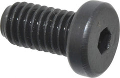 Holo-Krome - #10-32 UNF Hex Socket Drive, Low Socket Cap Screw - Alloy Steel, Black Oxide Finish, Fully Threaded, 3/8" Length Under Head - Exact Tooling
