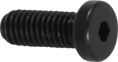 Holo-Krome - #10-32 UNF Hex Socket Drive, Low Socket Cap Screw - Alloy Steel, Black Oxide Finish, Fully Threaded, 1/2" Length Under Head - Exact Tooling