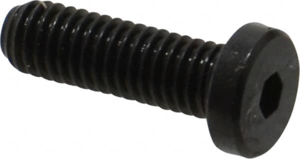 Holo-Krome - #10-32 UNF Hex Socket Drive, Low Socket Cap Screw - Alloy Steel, Black Oxide Finish, Fully Threaded, 5/8" Length Under Head - Exact Tooling