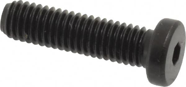 Holo-Krome - #10-32 UNF Hex Socket Drive, Low Socket Cap Screw - Alloy Steel, Black Oxide Finish, Fully Threaded, 3/4" Length Under Head - Exact Tooling