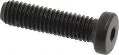Holo-Krome - #10-32 UNF Hex Socket Drive, Low Socket Cap Screw - Alloy Steel, Black Oxide Finish, Fully Threaded, 3/4" Length Under Head - Exact Tooling