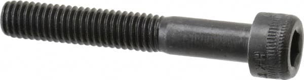 Holo-Krome - M6x1.00 Metric Coarse Hex Socket Drive, Socket Cap Screw - Grade 12.9 Alloy Steel, Black Oxide Finish, Partially Threaded, 40mm Length Under Head - Exact Tooling