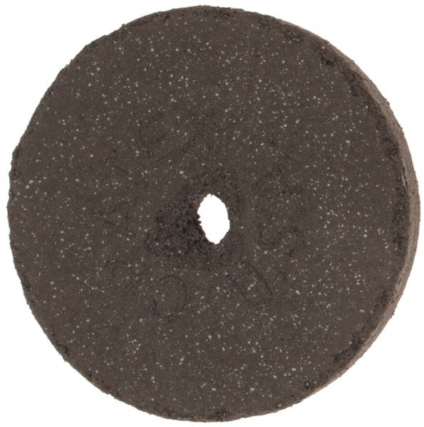 Cratex - 7/8" Diam x 1/8" Hole x 1/8" Thick, Surface Grinding Wheel - Medium Grade - Exact Tooling