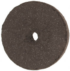 Cratex - 7/8" Diam x 1/8" Hole x 1/8" Thick, Surface Grinding Wheel - Medium Grade - Exact Tooling