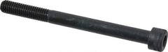 Holo-Krome - M8x1.25 Metric Coarse Hex Socket Drive, Socket Cap Screw - Grade 12.9 Alloy Steel, Black Oxide Finish, Partially Threaded, 90mm Length Under Head - Exact Tooling