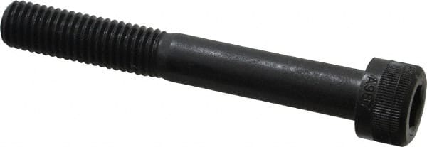 Holo-Krome - M10x1.50 Metric Coarse Hex Socket Drive, Socket Cap Screw - Grade 12.9 Alloy Steel, Black Oxide Finish, Partially Threaded, 75mm Length Under Head - Exact Tooling